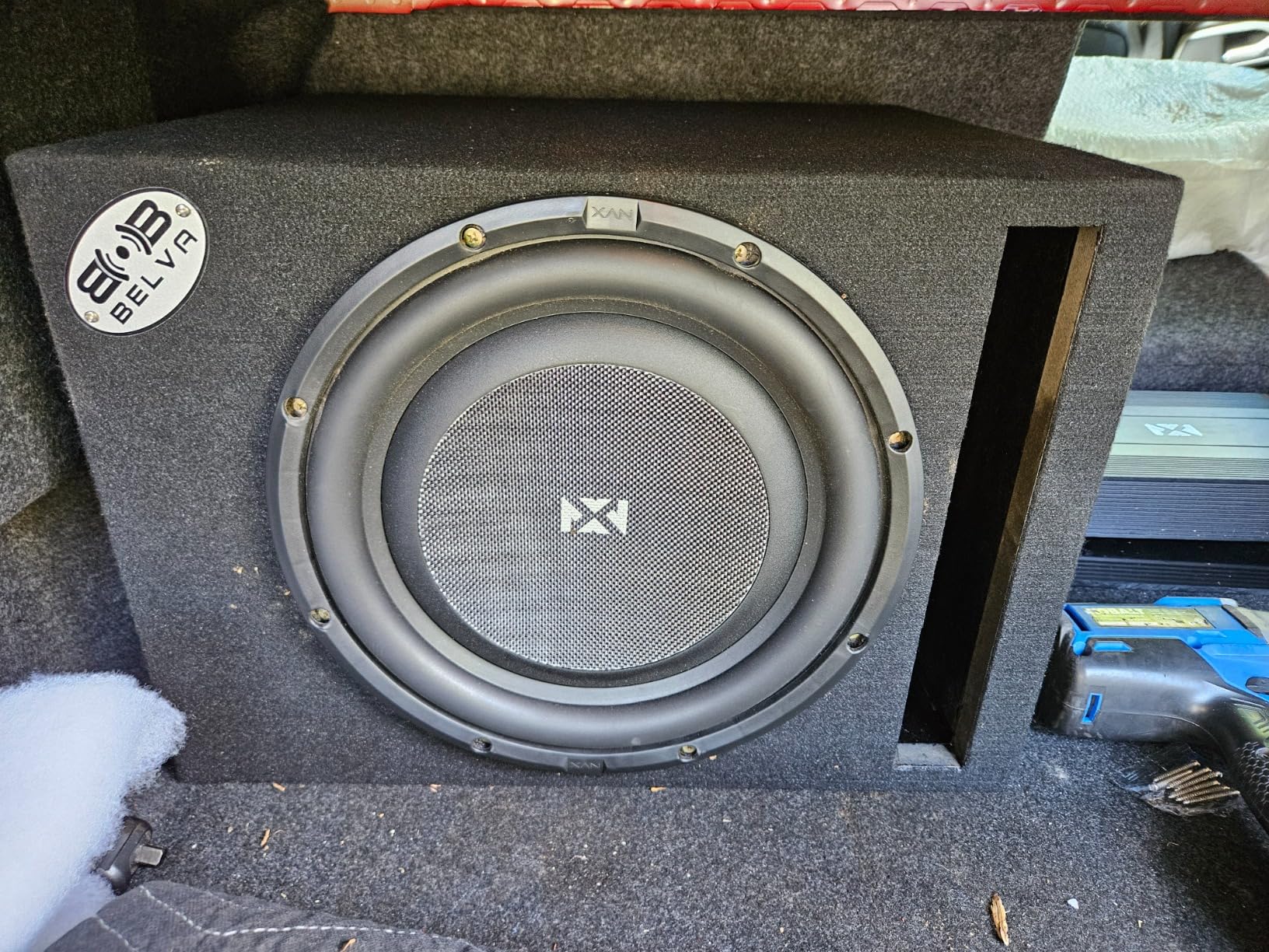 NVX SMW12D4 800W Peak (400W RMS) S-Series Shallow-Mount 12