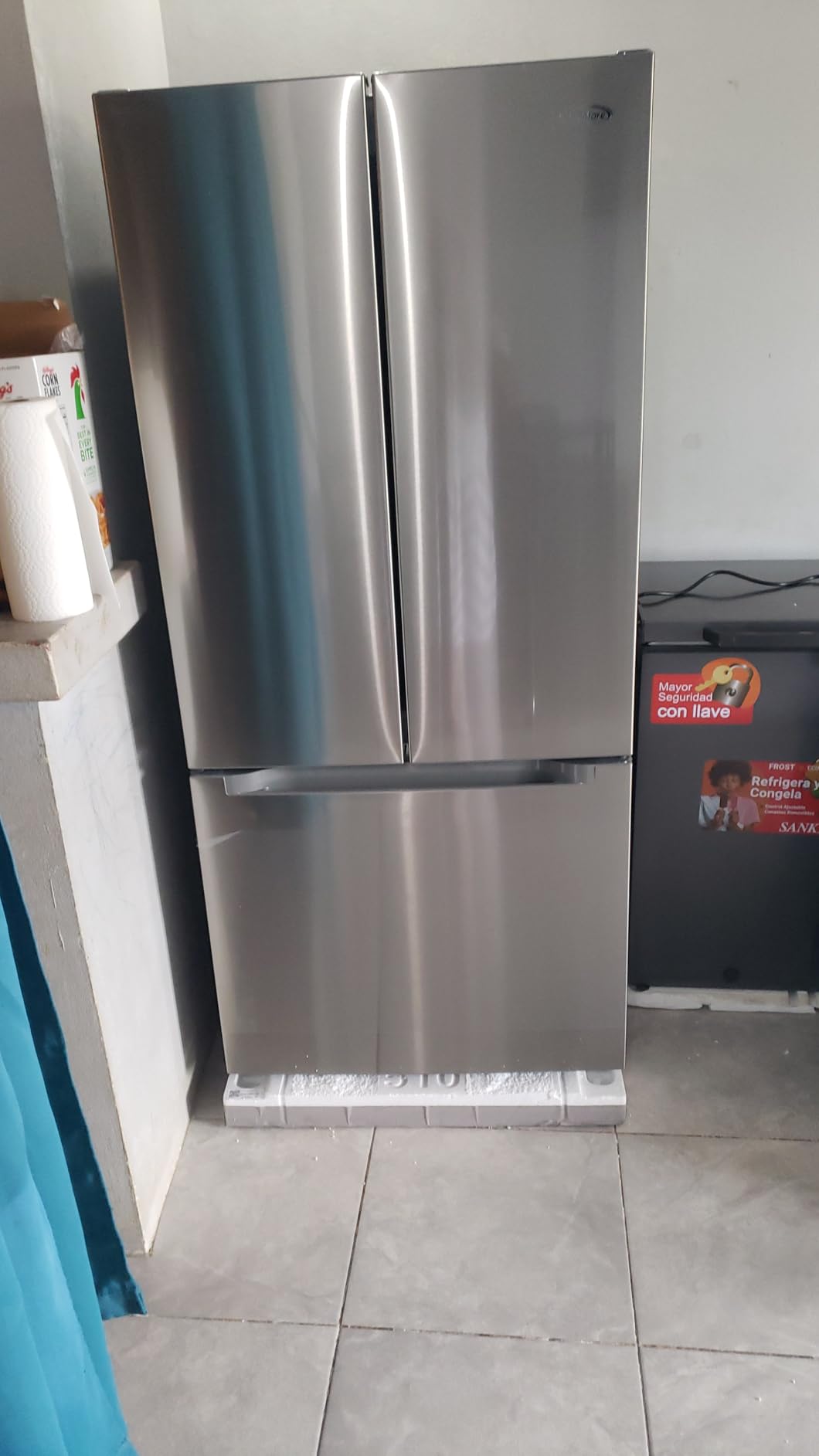 KoolMore Counter Depth French Door Refrigerator with Ice Maker, 4 Door Stainless-Steel Fridge - 22.5 Cu.Ft customer photo 2