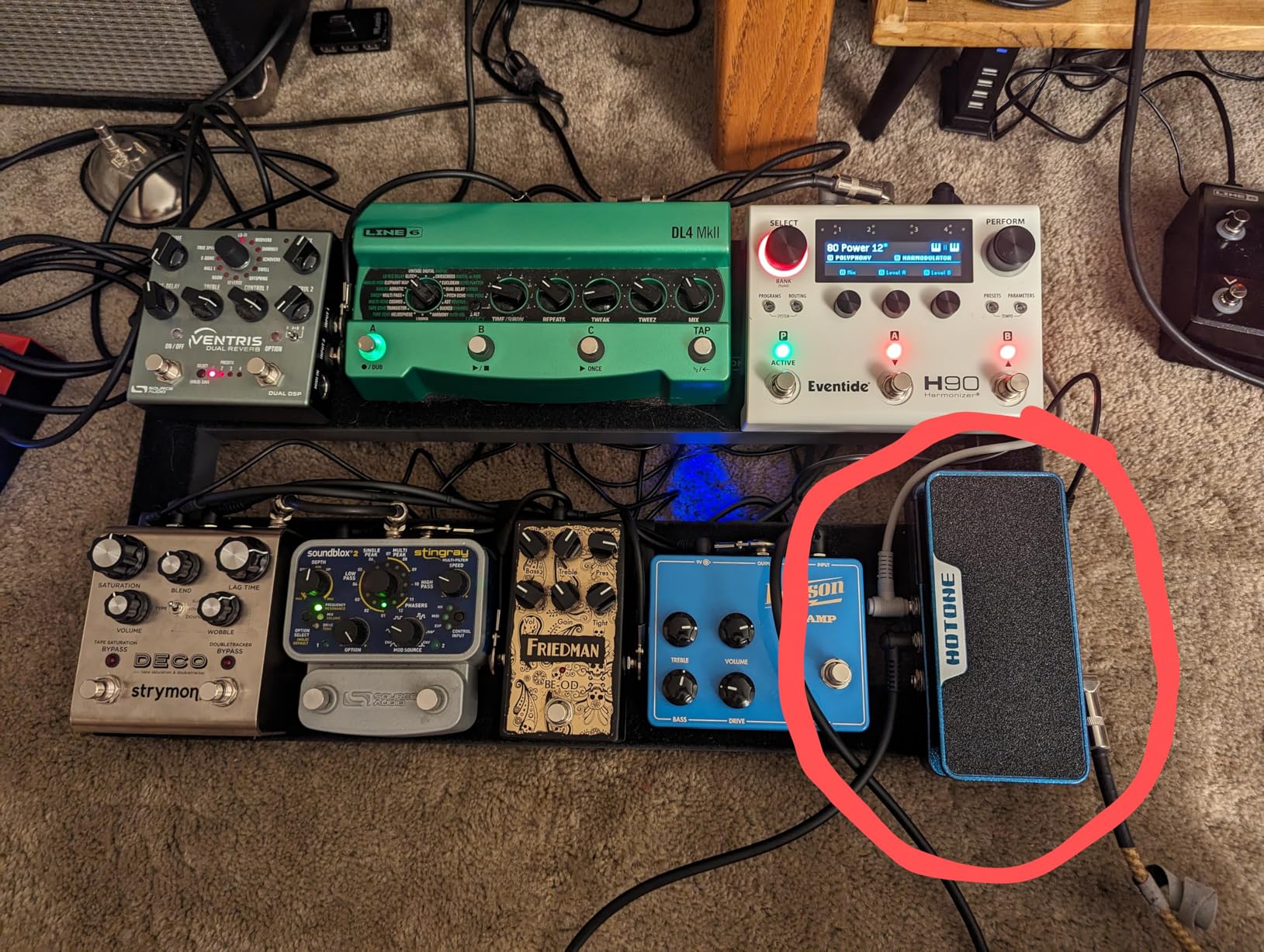 Hotone Soul Press II 4-in-1 Wah Active Volume Passive Expression Guitar Effects Pedal customer photo 1