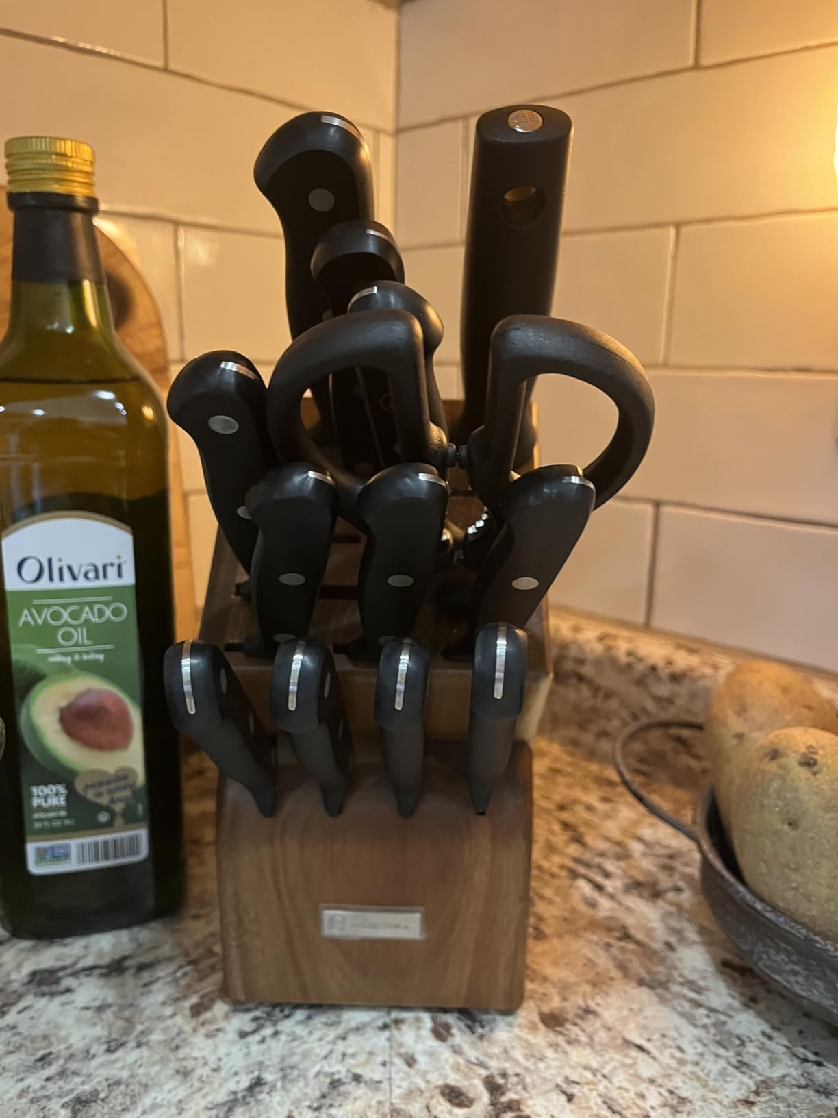 WÜSTHOF Gourmet 10-Piece Knife Block Set, Precision-Forged High Carbon Stainless Steel German Steel customer photo 1