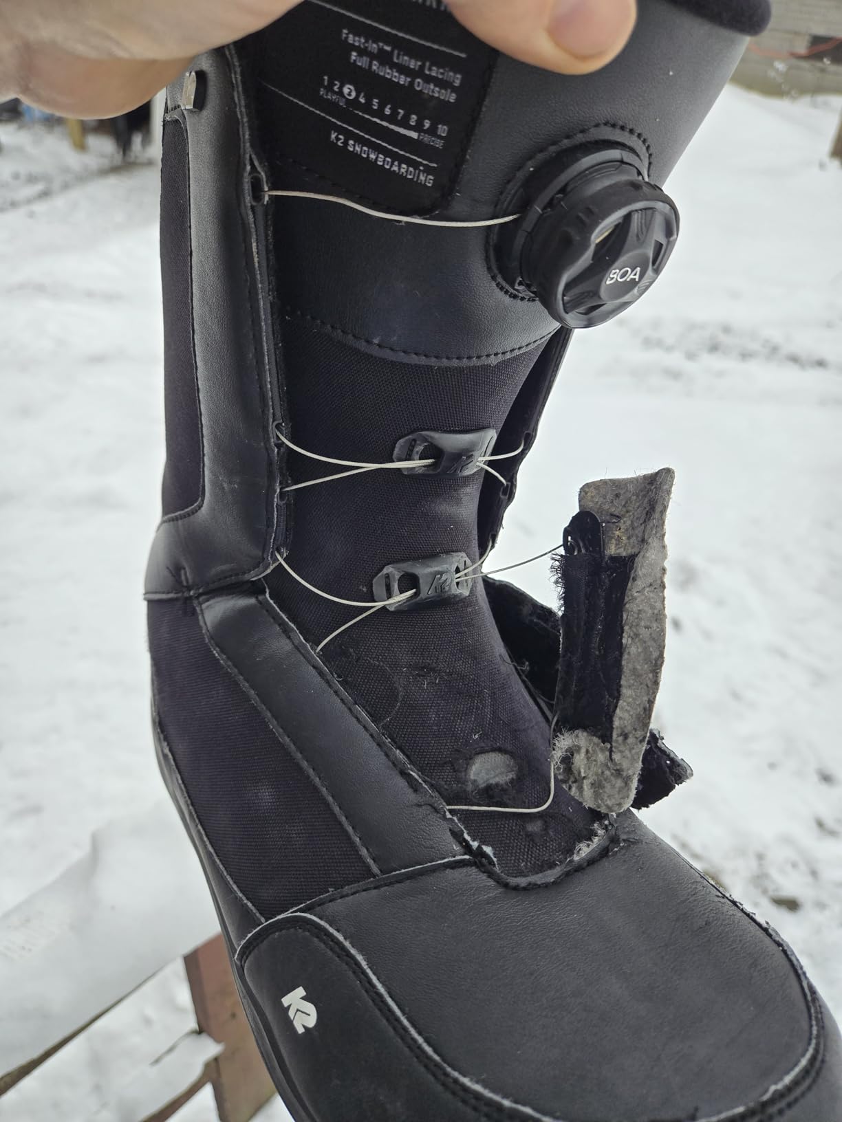 K2 Market Men's Snowboard Boots - Soft Flex, Comfortable Fit, Easy Control - Groomers, Beginner customer photo 2