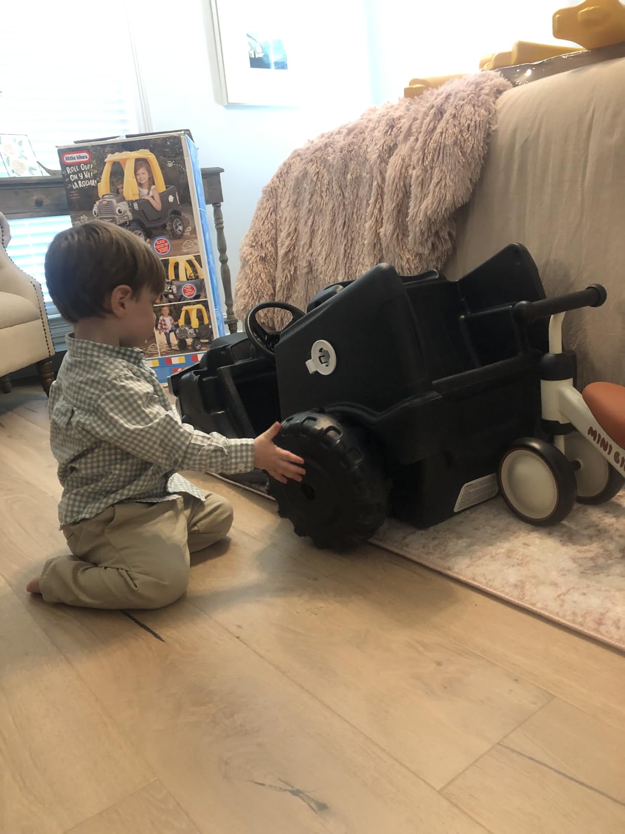 Little Tikes Cozy Truck Ride-On - Black customer photo 1