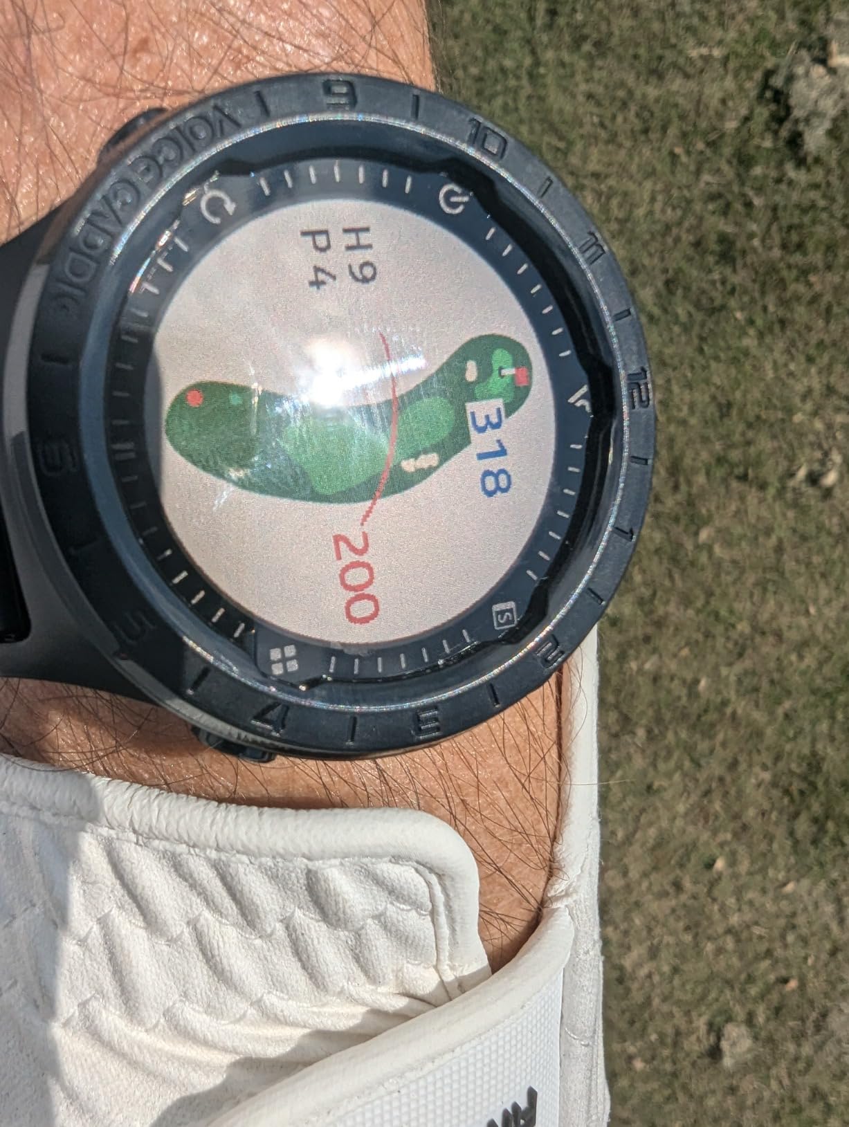 A3 Golf Watch with Green Undulation, No Monthly Subscription, 40K+ Preinstalled Courses, Slope Mode, 1.3