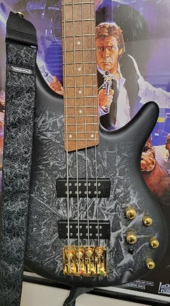 Ibanez SR Standard 4-String Electric Bass Guitar - Black Ice Frozen Matte customer photo 1