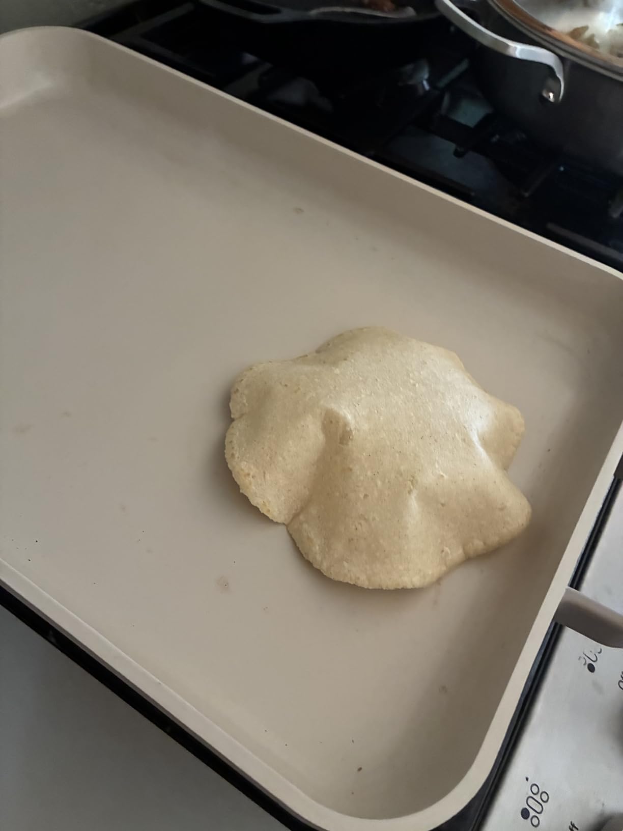 Our Place Griddle Pan - Versatile Nonstick Ceramic Sheet Pan & Stovetop Griddle | Toxin-Free, Dual-Use, with Ergonomic Handles | 5 Qt Capacity, Oven Safe up to 450F | Blue Salt customer photo 1