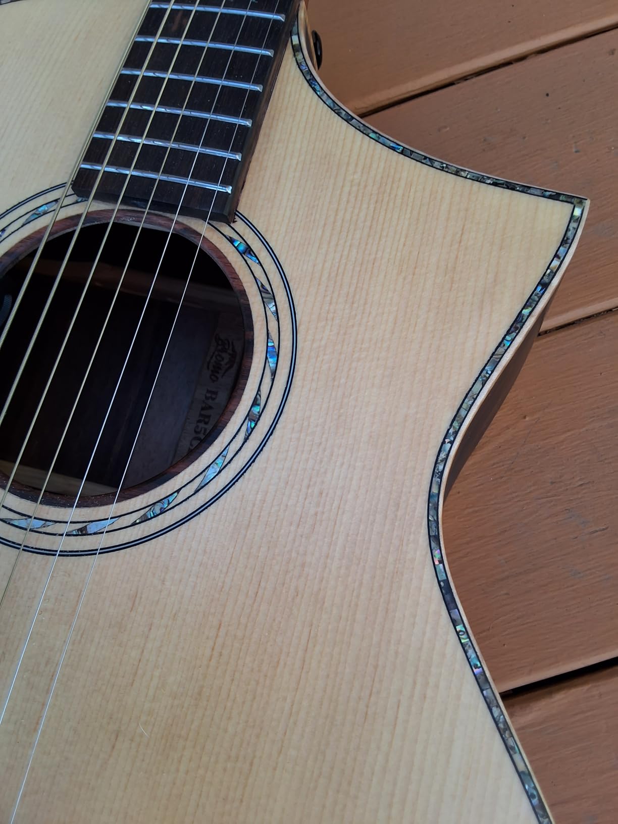 Bromo BAR 5CE All-Solid Cutaway Acoustic/Electric Baritone Guitar customer photo 1