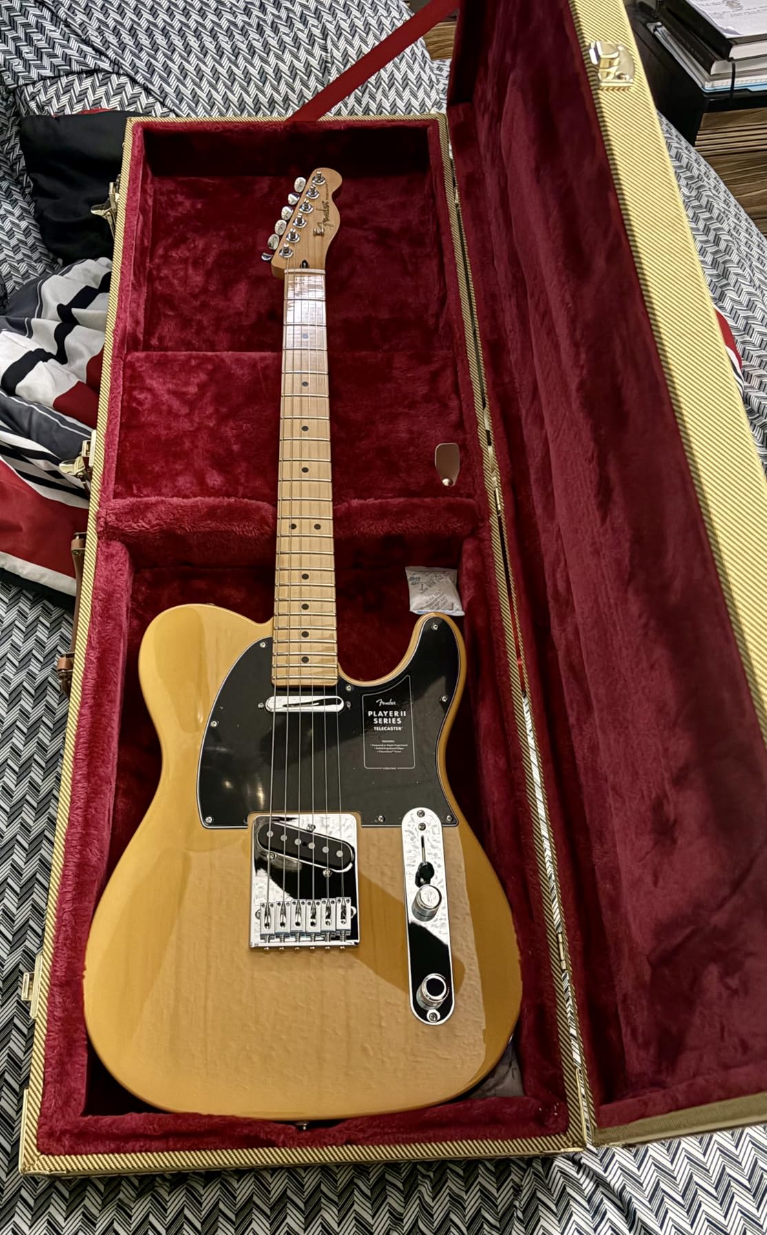Player II Telecaster Electric Guitar - Butterscotch Blonde with Maple Fingerboard customer photo 1