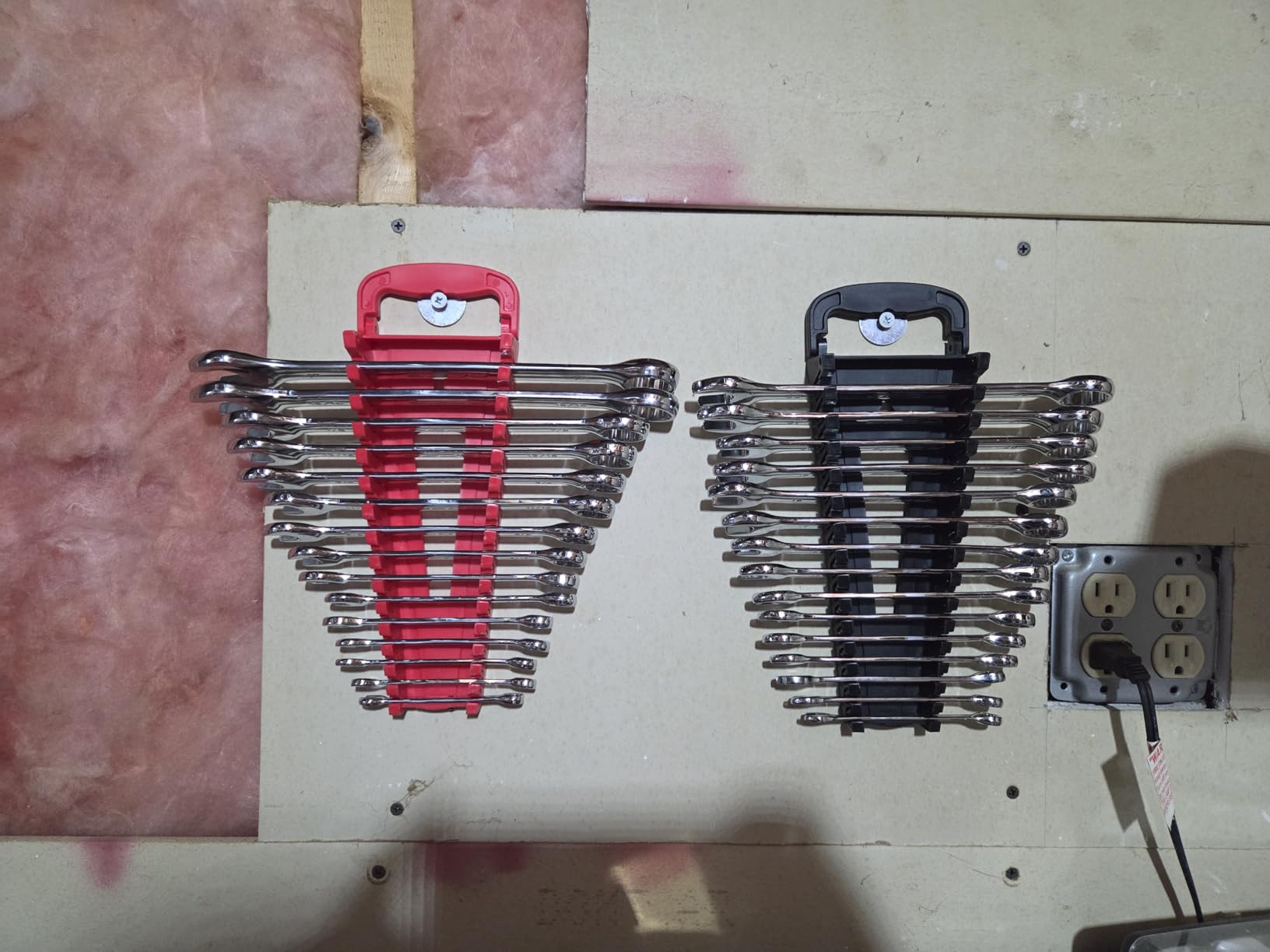 30-Piece Combination Wrench Set - Open End Wrench Set with Organizer Professional 12 Point Wrench Kit Tool for Mechanic Garages Workshops 1/4