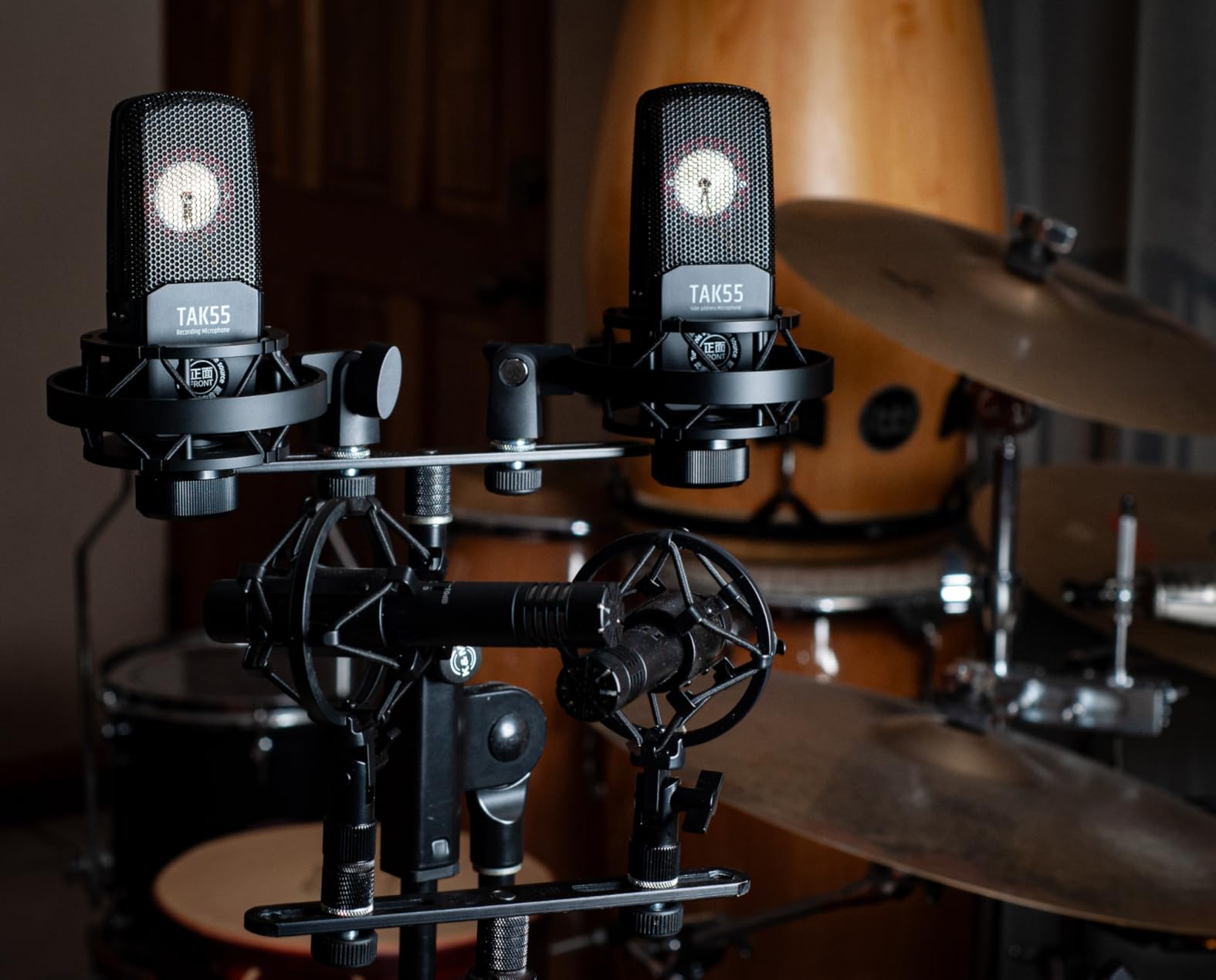 TAKSTAR XLR Condenser Microphone with 34mm Large Diaphragm, TAK55 Three Polar Patterns & Gain Adjustment customer photo 2