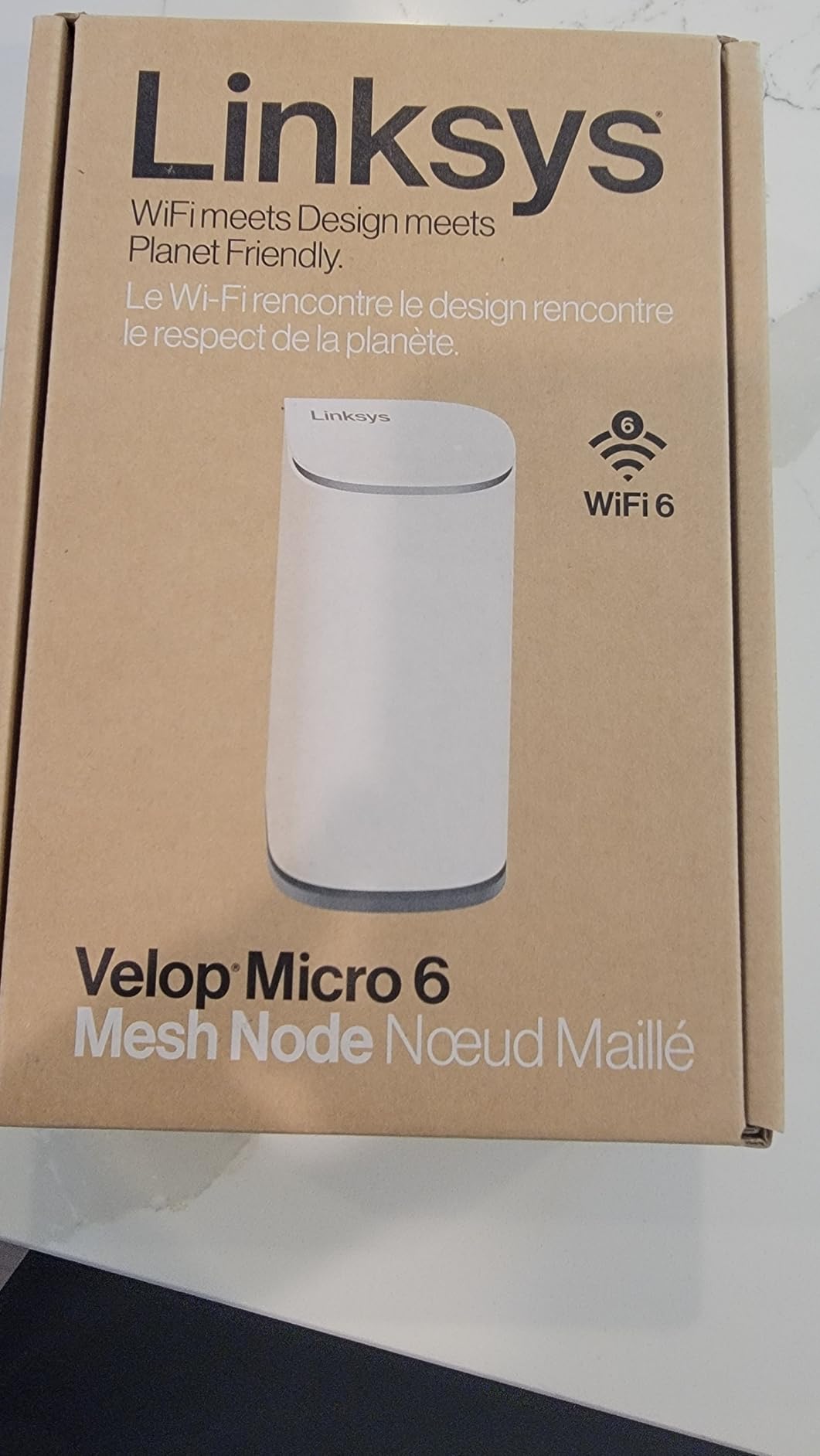 Linksys Velop Micro Mesh WiFi 6 Add-on Node - Dual Band WiFi Range Extender & Booster customer photo 1