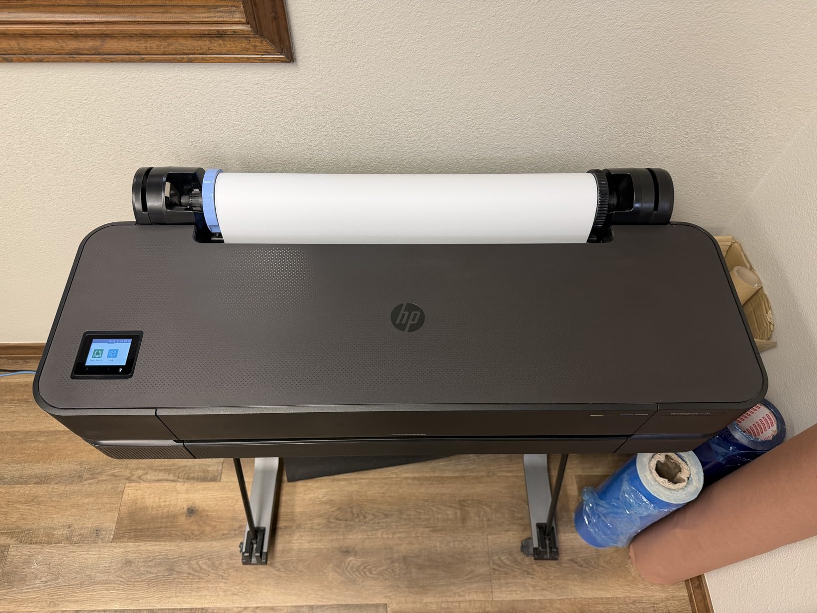 HP DesignJet T210 Large Format 24-inch Plotter Printer, for Easy CAD & Poster Prints customer photo 1