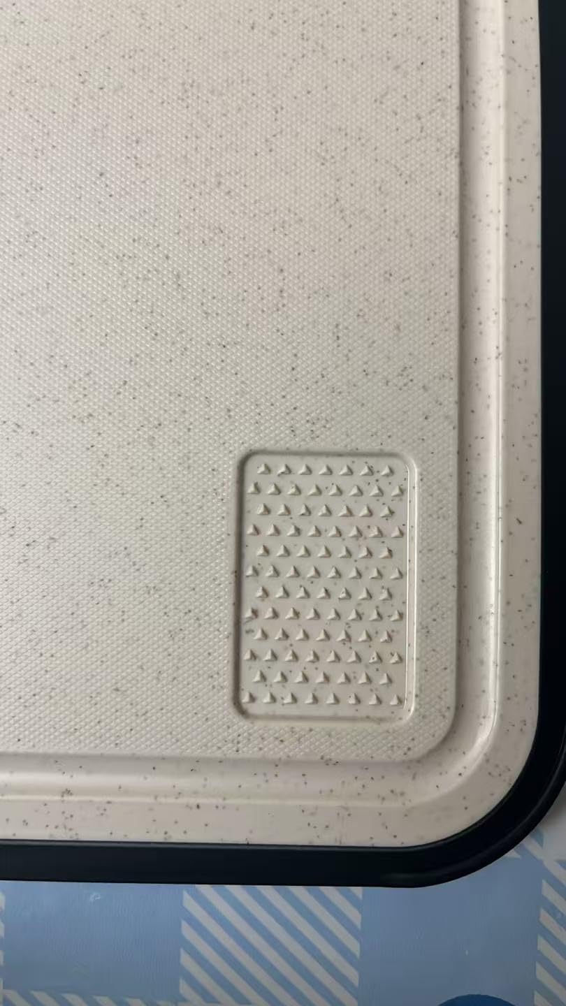 Titanium Cutting Board for Kitchen, Cutting Board Double Sided Food Grade, Pure Titanium/PP, Easy to Clean Large Size 15