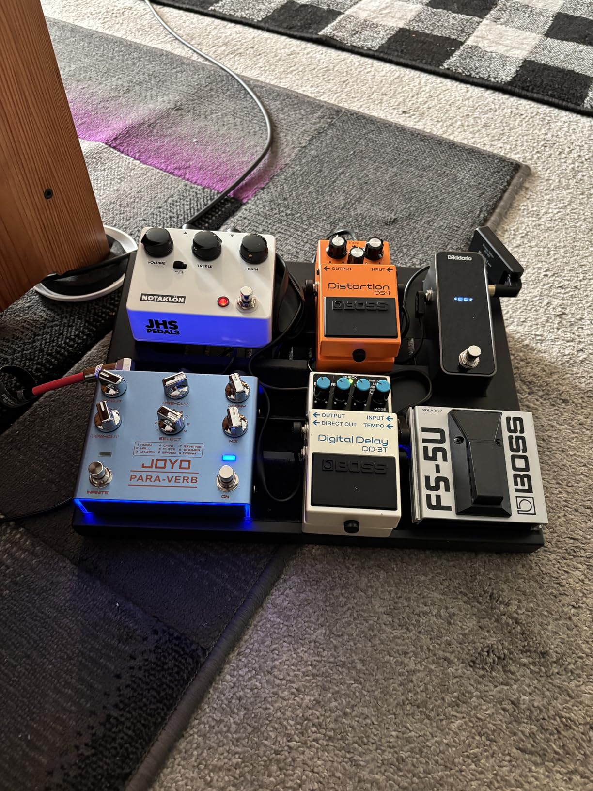 JOYO Digital Stereo Reverb Guitar Pedal, 9 Modes (Room/Hall/Plate/Shimmer/Dream & More) with Hi-Cut/Low-Cut/Pre-Delay, Infinite & Trail, Preset Save, True Bypass (PARA-VERB R-31) customer photo 1