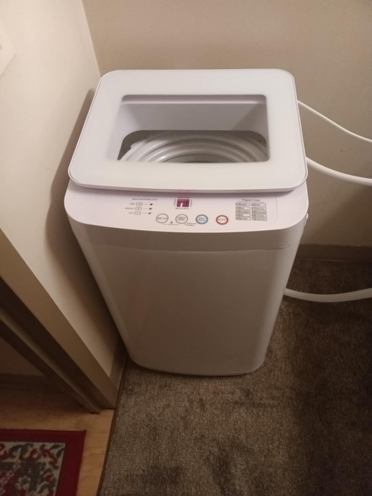 Auertech 28 lbs Portable Washing Machine, Fully Automatic Portable Washer | 10 Wash Cycles, 5 Water Levels, 24H Delays, Washer and Spin Dryer Combo with Drain Pump for Apartment RV Dorm Home customer photo 1
