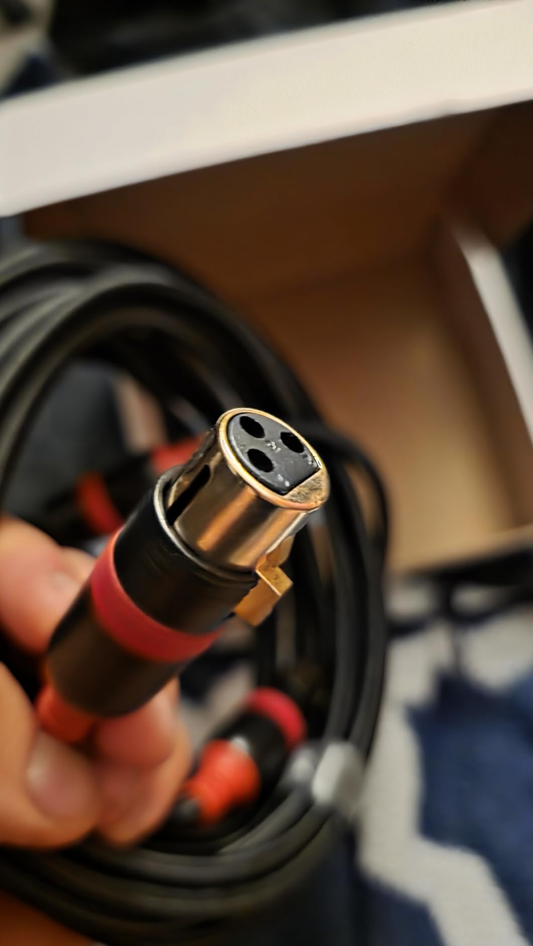 Warrky XLR Cables 10ft 2 Pack [Oxygen-Free Copper (OFC), Gold-Plated Connector] Balanced Microphone Cable Male to Female Professional Hi-Fi XLR Cable customer photo 1