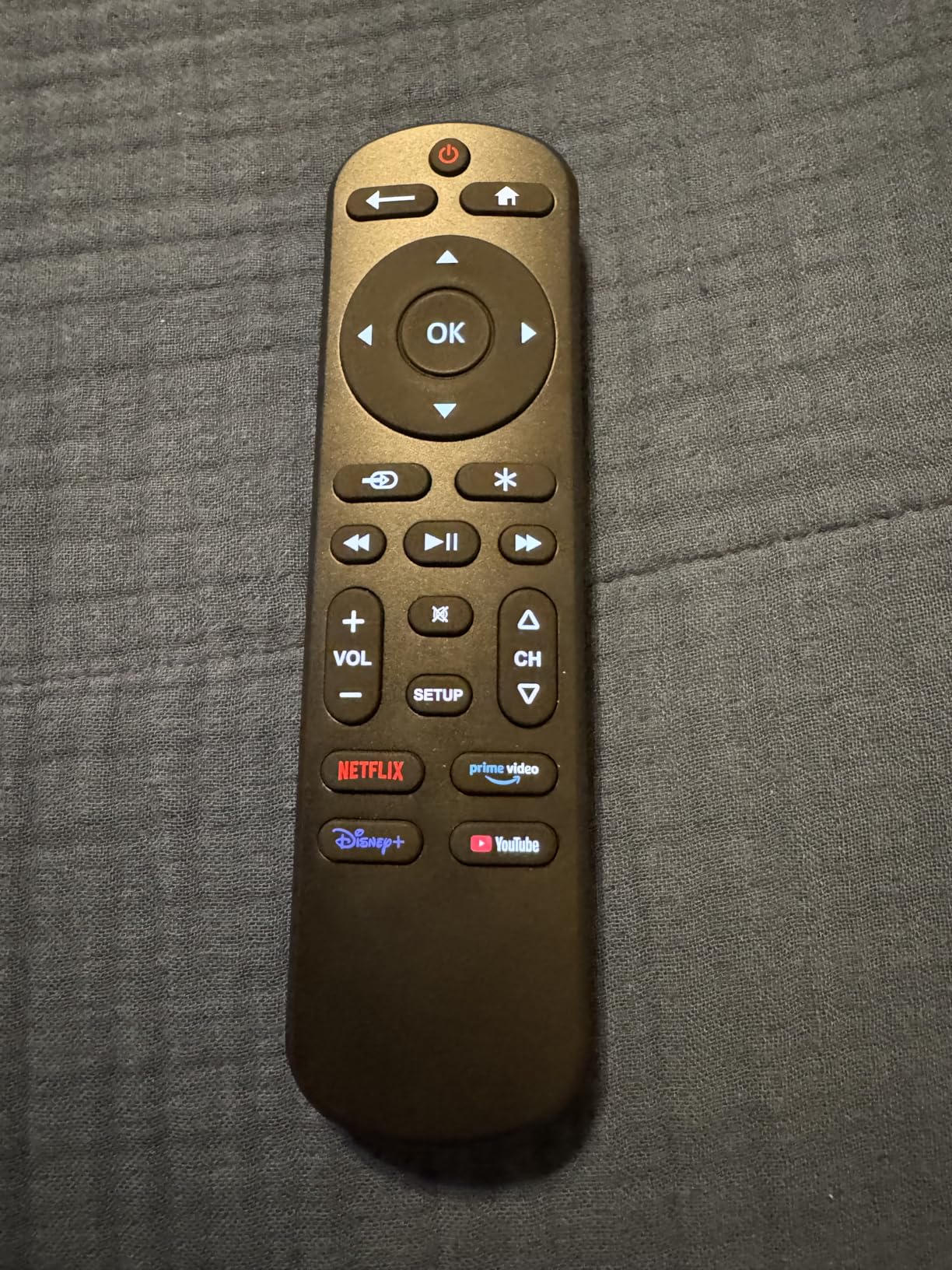 UltraPro OneTouch Backlit Remote Control for Smart TV, Samsung, LG, Sony, Vizio, Roku, Fire TV, Replacement, Black, 83758 customer photo 2