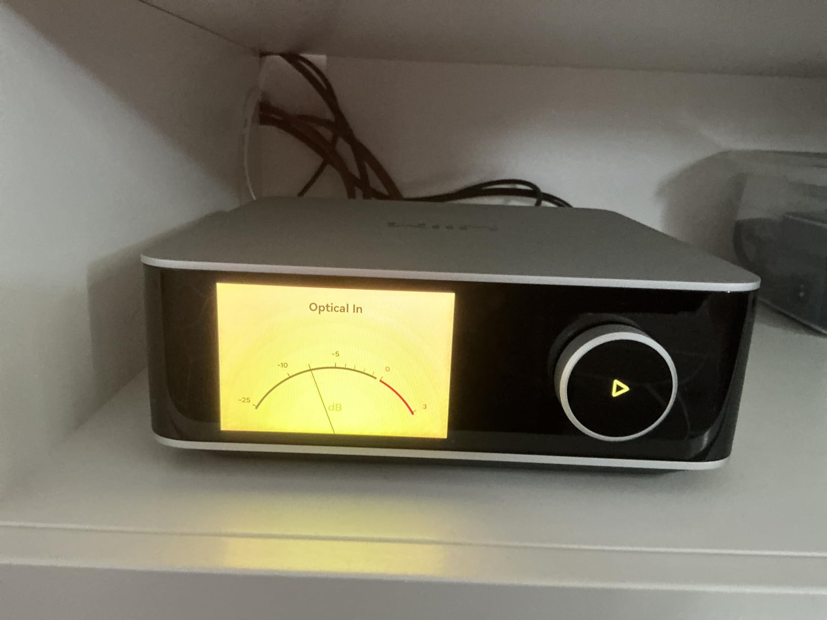 WiiM Amp Ultra with Voice Remote 2 | 100W Streaming Amplifier with Premium ESS ES9039Q2M DAC & Dual TI TPA3255 Amps | Built-in RoomFit EQ & Touchscreen | HDMI ARC, Optical, RCA Inputs | Space Gray customer photo 1