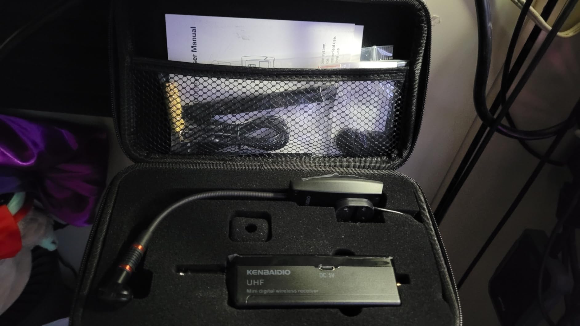 UHF Wireless Instrument Microphone for Guitar Accordion Banjo Violin Cello with Detachable Magnetic Clip, Pickup Mics System with Transmitter Receiver customer photo 1