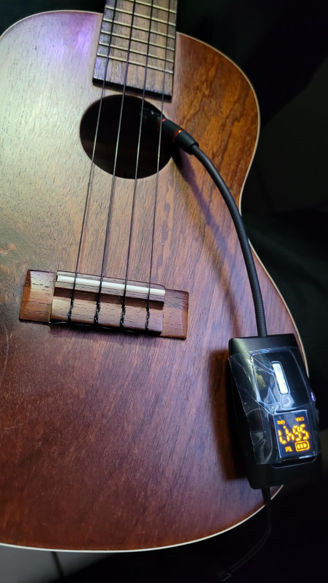UHF Wireless Instrument Microphone for Guitar Accordion Banjo Violin Cello with Detachable Magnetic Clip, Pickup Mics System with Transmitter Receiver customer photo 2