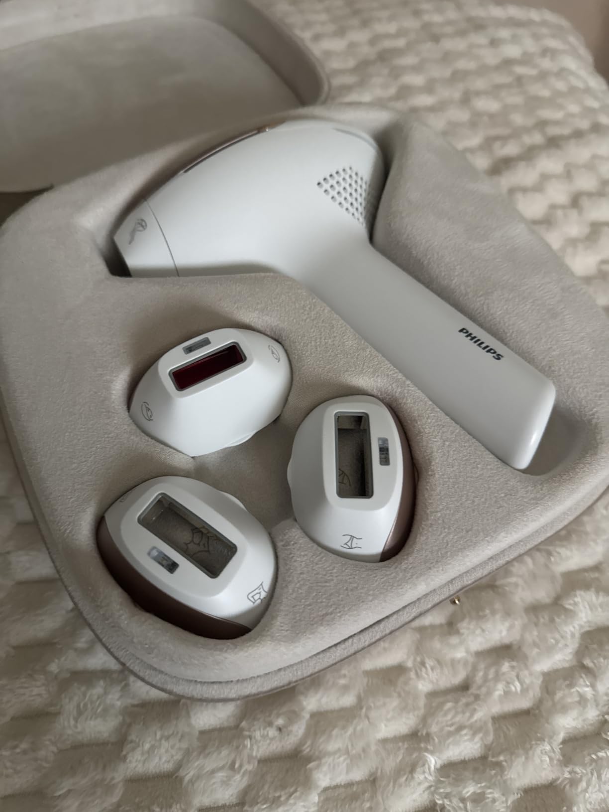 Philips Lumea IPL - Salon-Like Laser Hair Removal for Women, Permanent Hair Reduction Device At Home for Face & Body - Safe & Painless for Face, Bikini, Body, 5 Settings & Skin Sensors, BRI937/03 customer photo 2