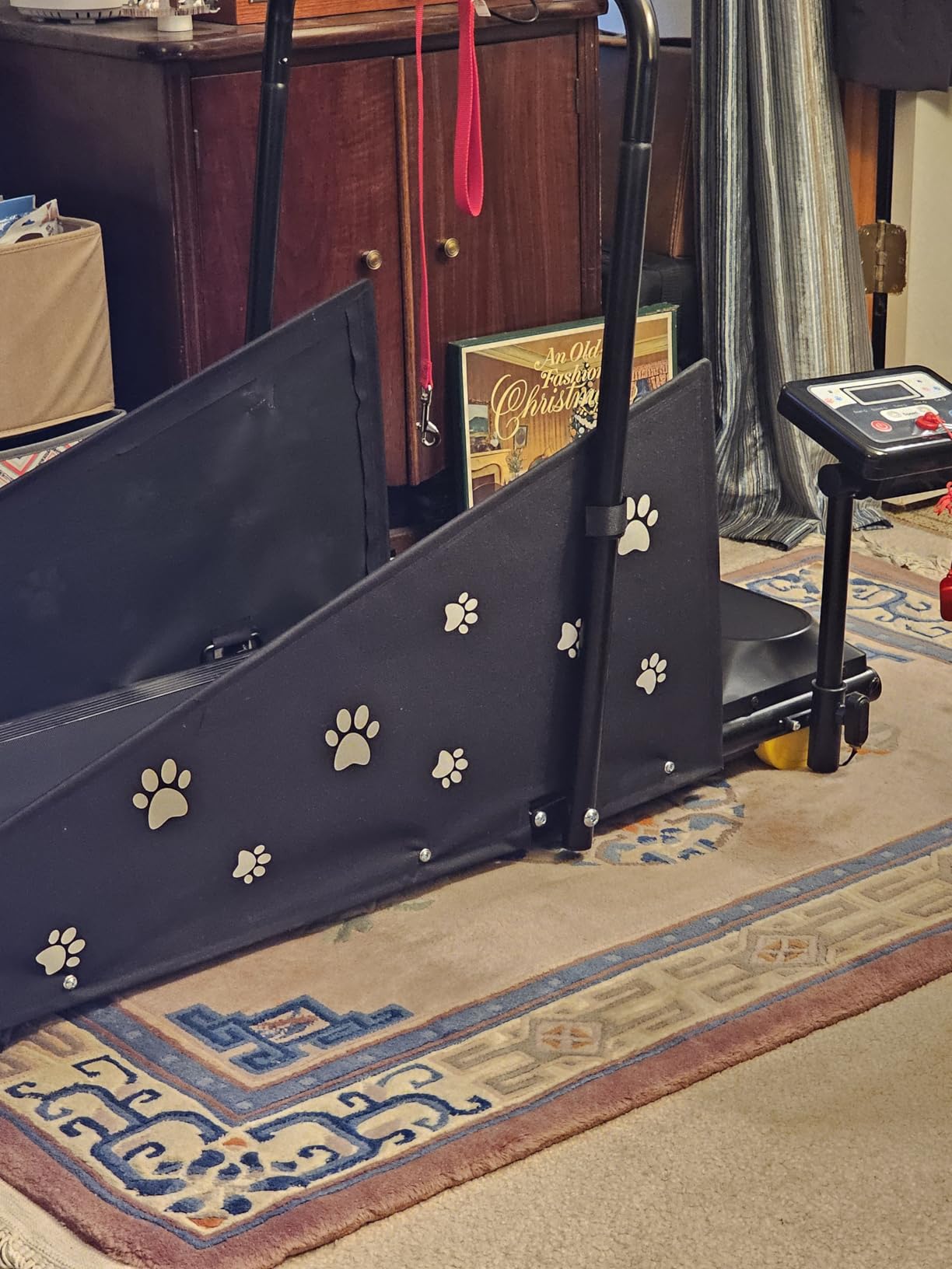 Petbobi Dog Treadmill for Small & Medium Dogs Up to 265 lbs Indoor Exercise | Quiet motor, 360 rotatable display, remote control & wheels, foldable design, fitness & weight management, easy to assemble customer photo 1