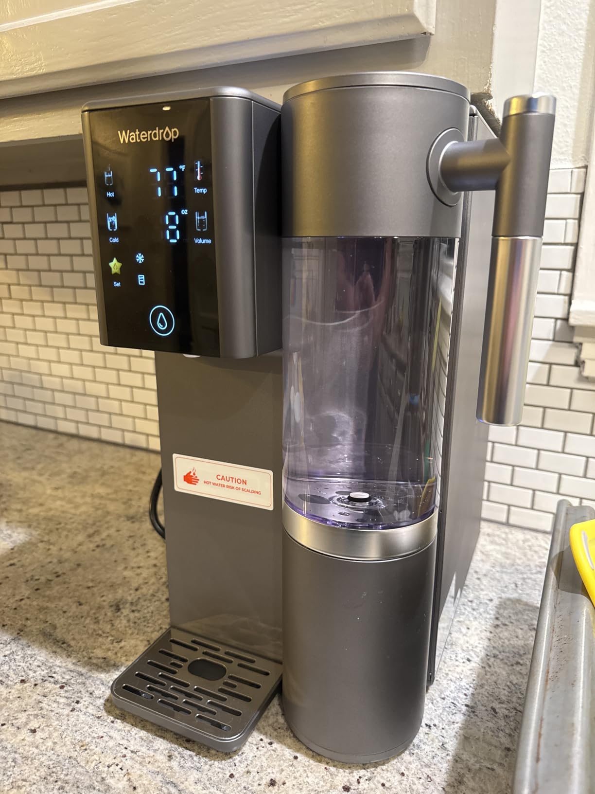 Waterdrop A2 Countertop Reverse Osmosis System, Hot and Cold RO System, Portable Pure Water Tank, Bottleless Water Cooler, 6 Temperature Settings, Hot Cold Room Water, 3:1 Pure to Drain customer photo 2