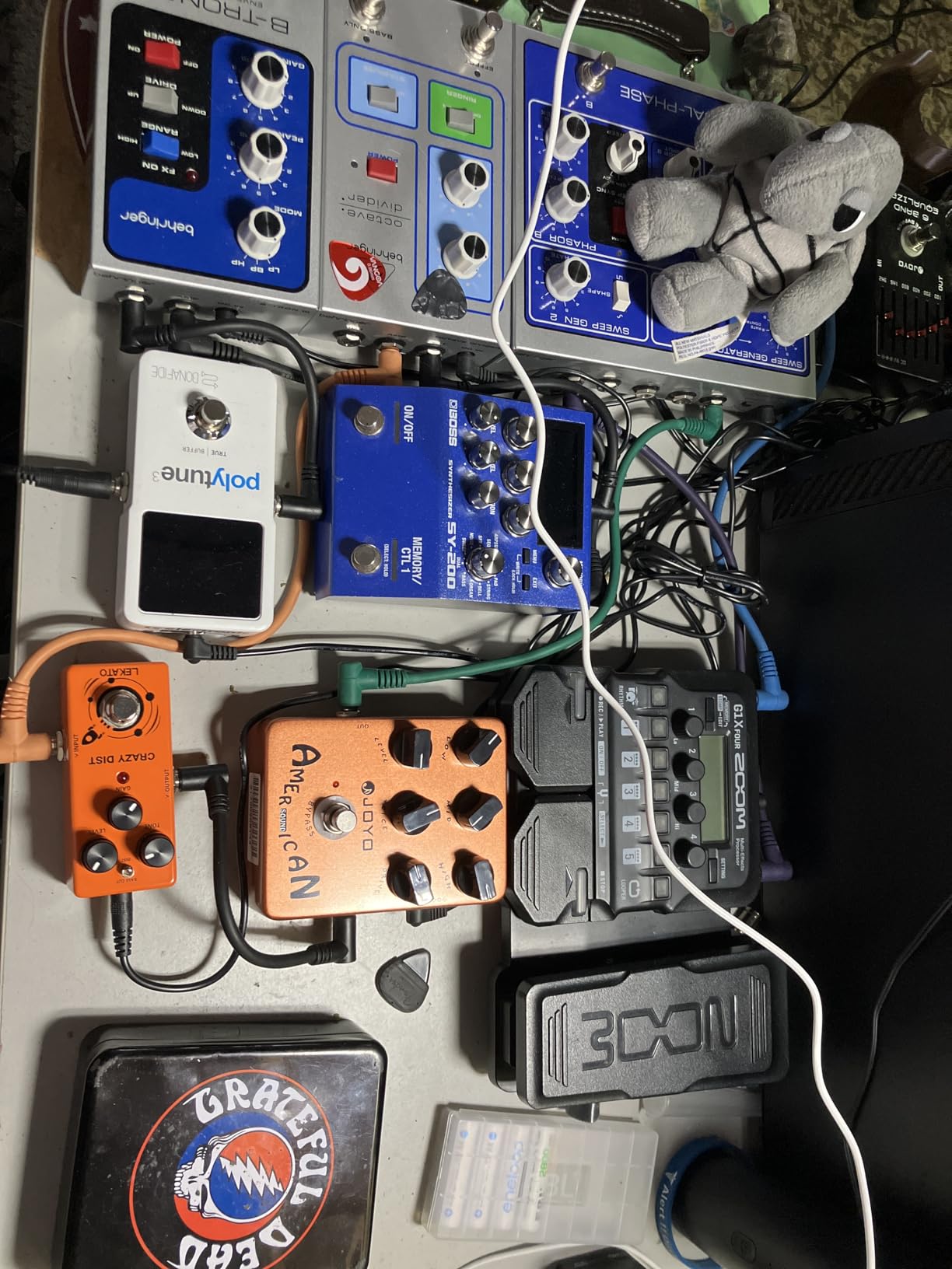 LEKATO Distortion Pedal, Mini Distortion Effect Pedal for Electric Guitar with Two Mode, Analog Guitar Pedal Distortion, True Bypass, DC 9V customer photo 1