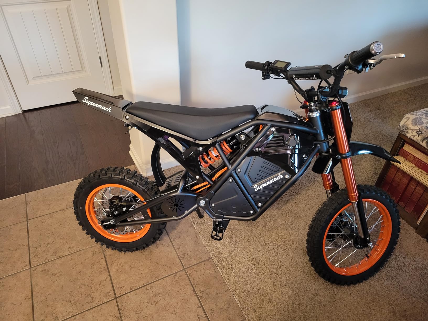 ESKUTE Electric Dirt Bike for Teens Adults, Mid-Drive Motor 3500W Peak, Electric Motorcycle 48V23Ah Battery, 53-Mile Range, 38mph, Hydraulic Nitrogen Dual Shock Absorbers customer photo 2