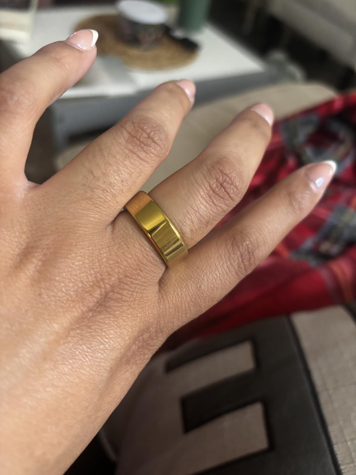 Smart Ring for Women Men,Fitness Tracker Ring,Heart Rate,Blood Oxygen,Step Tracker,Sleep Tracker,Meditation Assistance,No Subscription Fee,IP68 Waterproof,2026 New Holiday Gifts (Silver 8) customer photo 1