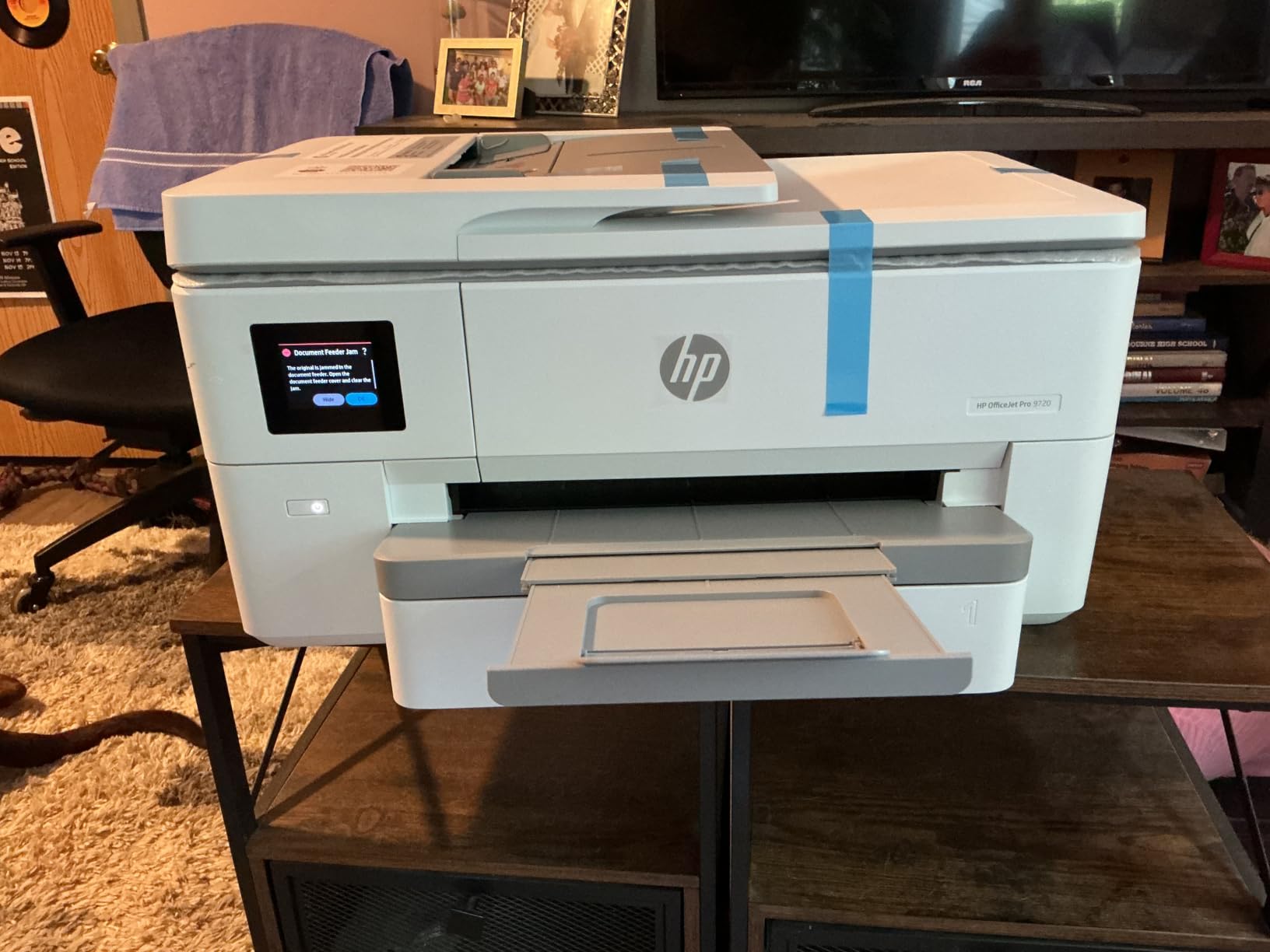 HP OfficeJet Pro 9720 Wide-Format Wireless All-in-One Color Inkjet Printer, Print, Scan, Copy, Fax up to 11x17 customer photo 1