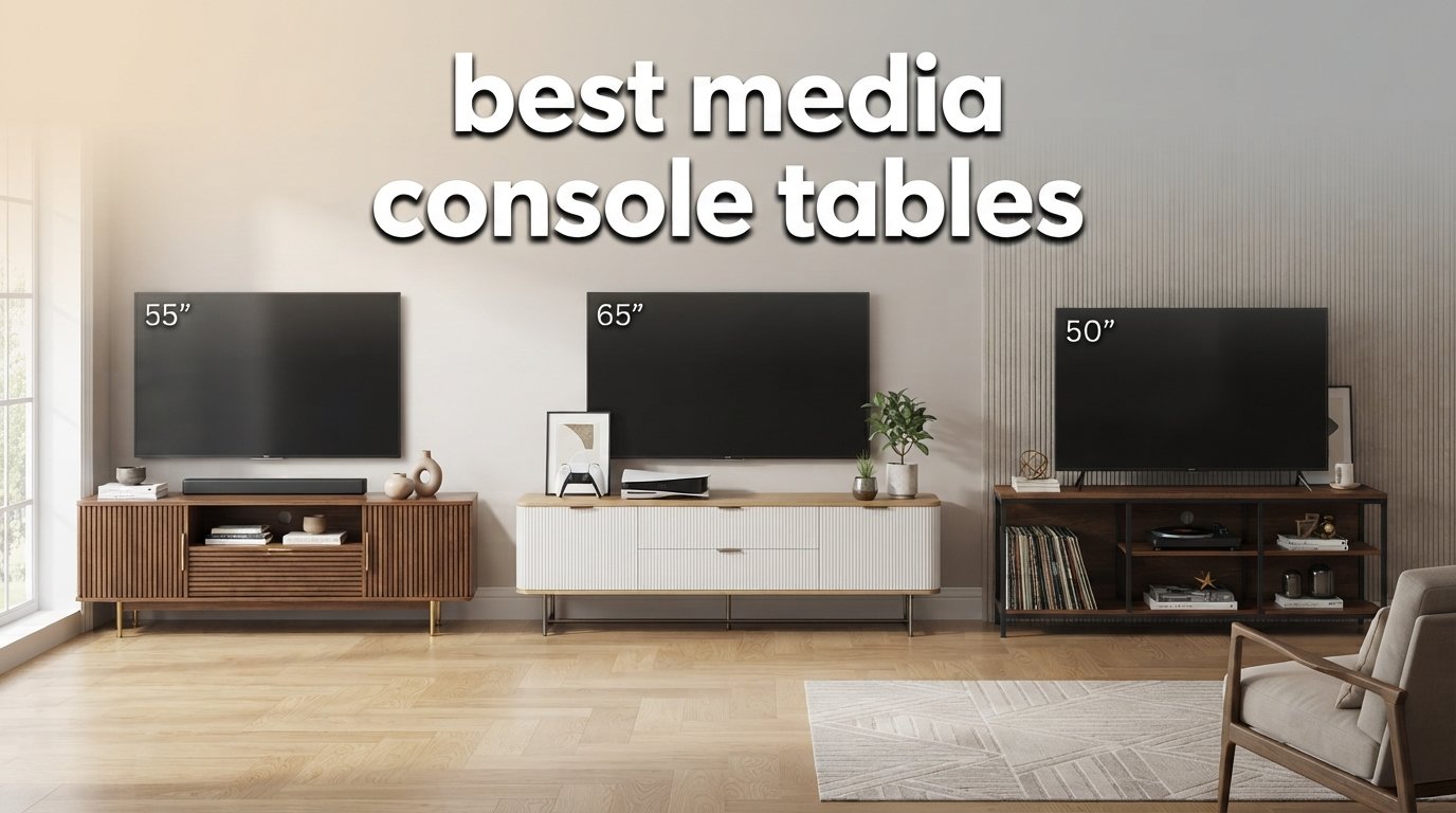 best media console tables