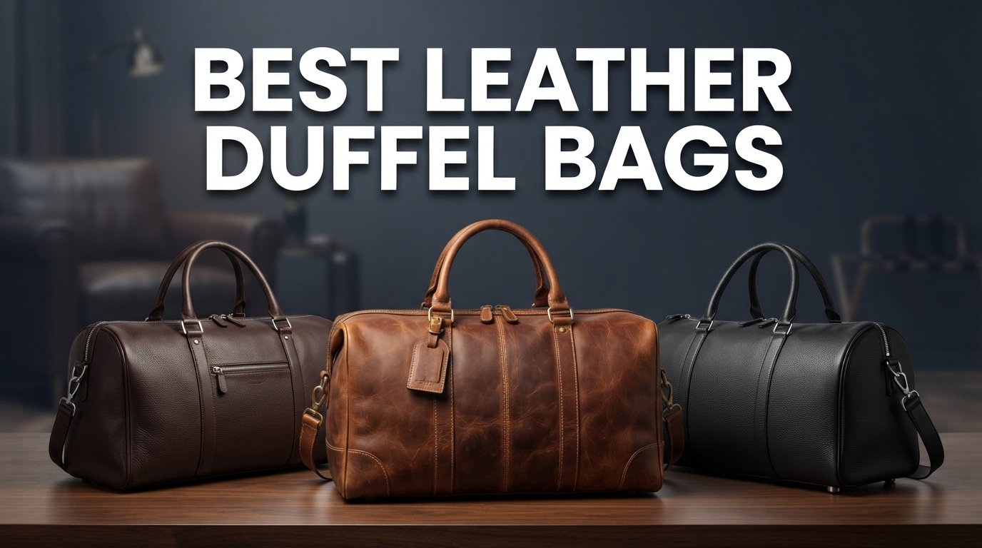 best leather duffel bags