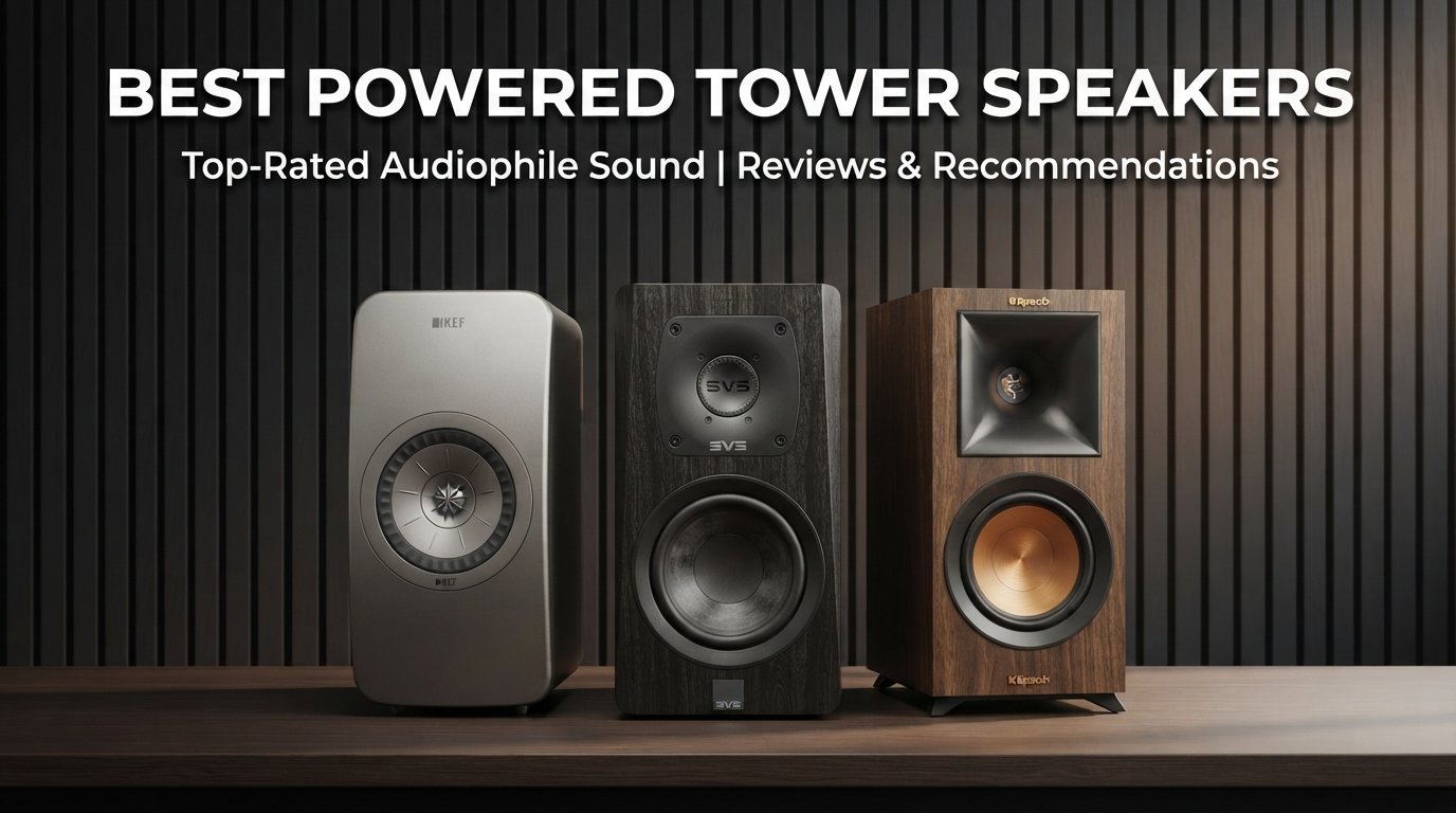 best powered tower speakers