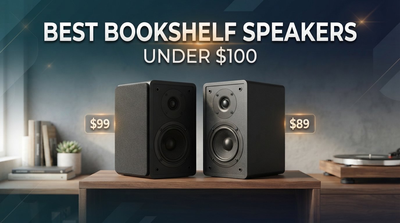 best bookshelf speakers under 100