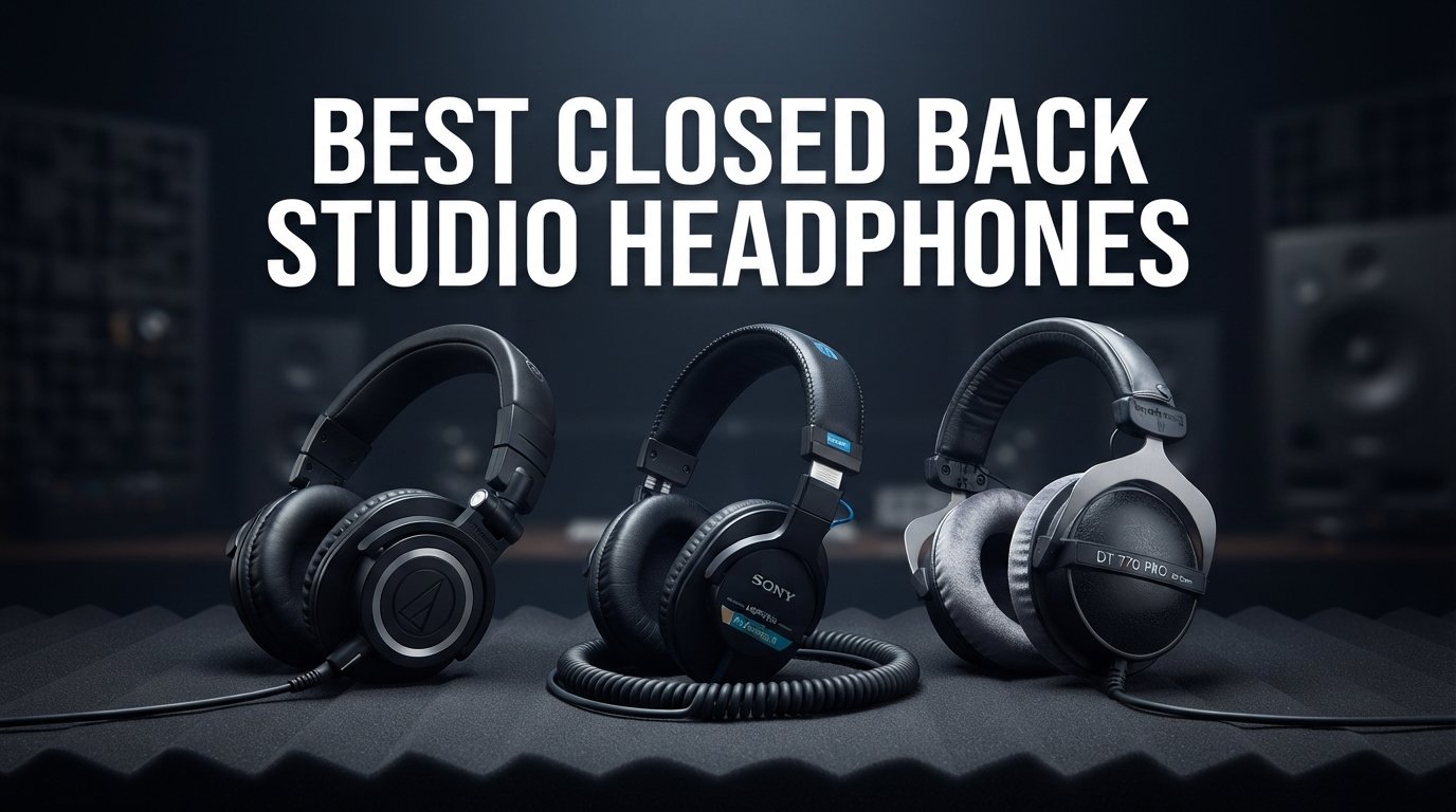 best closed back studio headphones