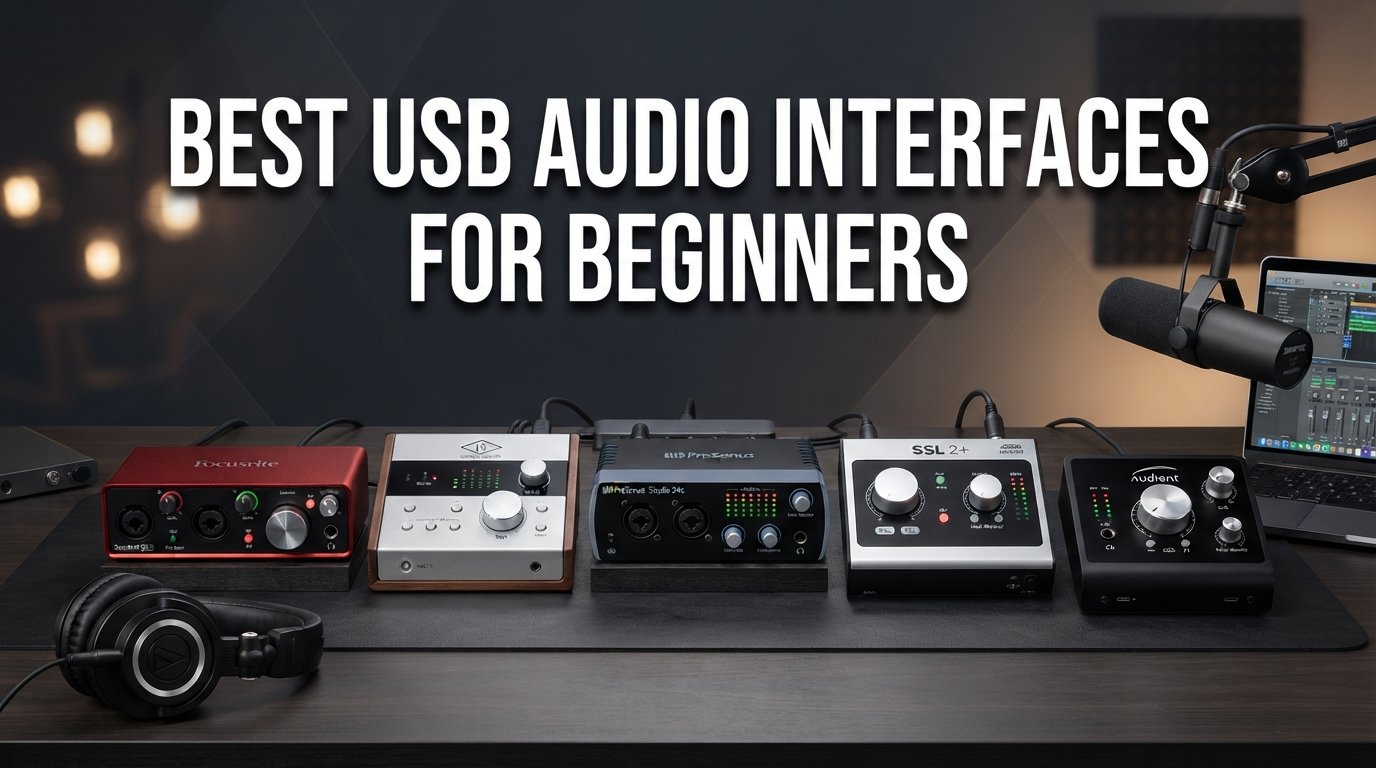 best usb audio interfaces for beginners