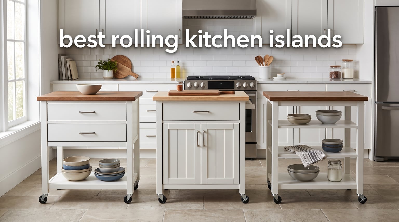 best rolling kitchen islands