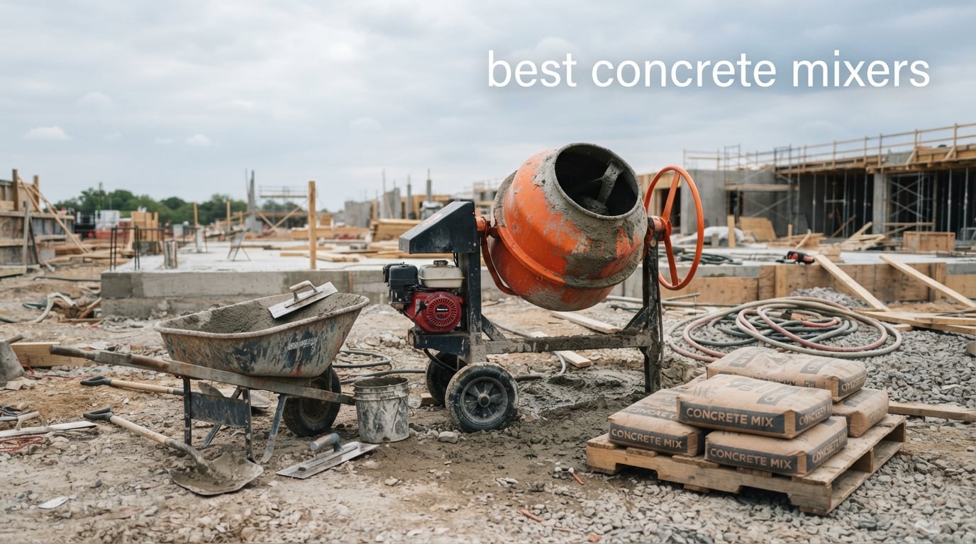 best concrete mixers