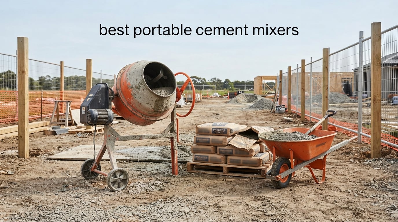 best portable cement mixers