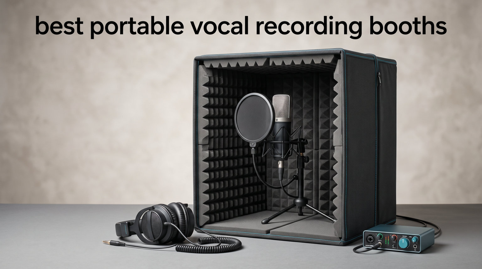 best portable vocal recording booths
