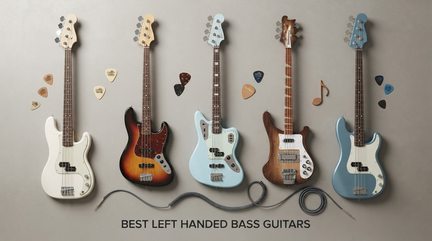 best left handed bass guitars