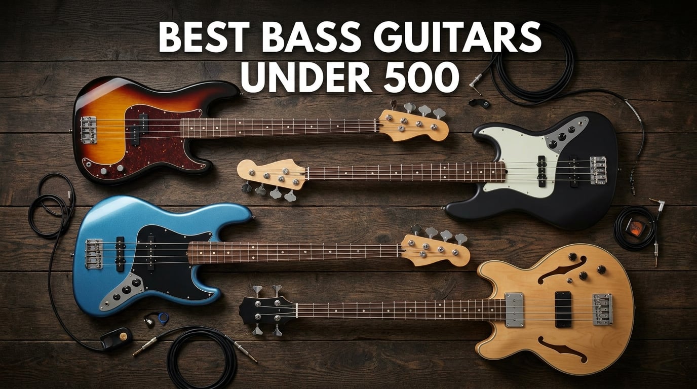 best bass guitars under 500
