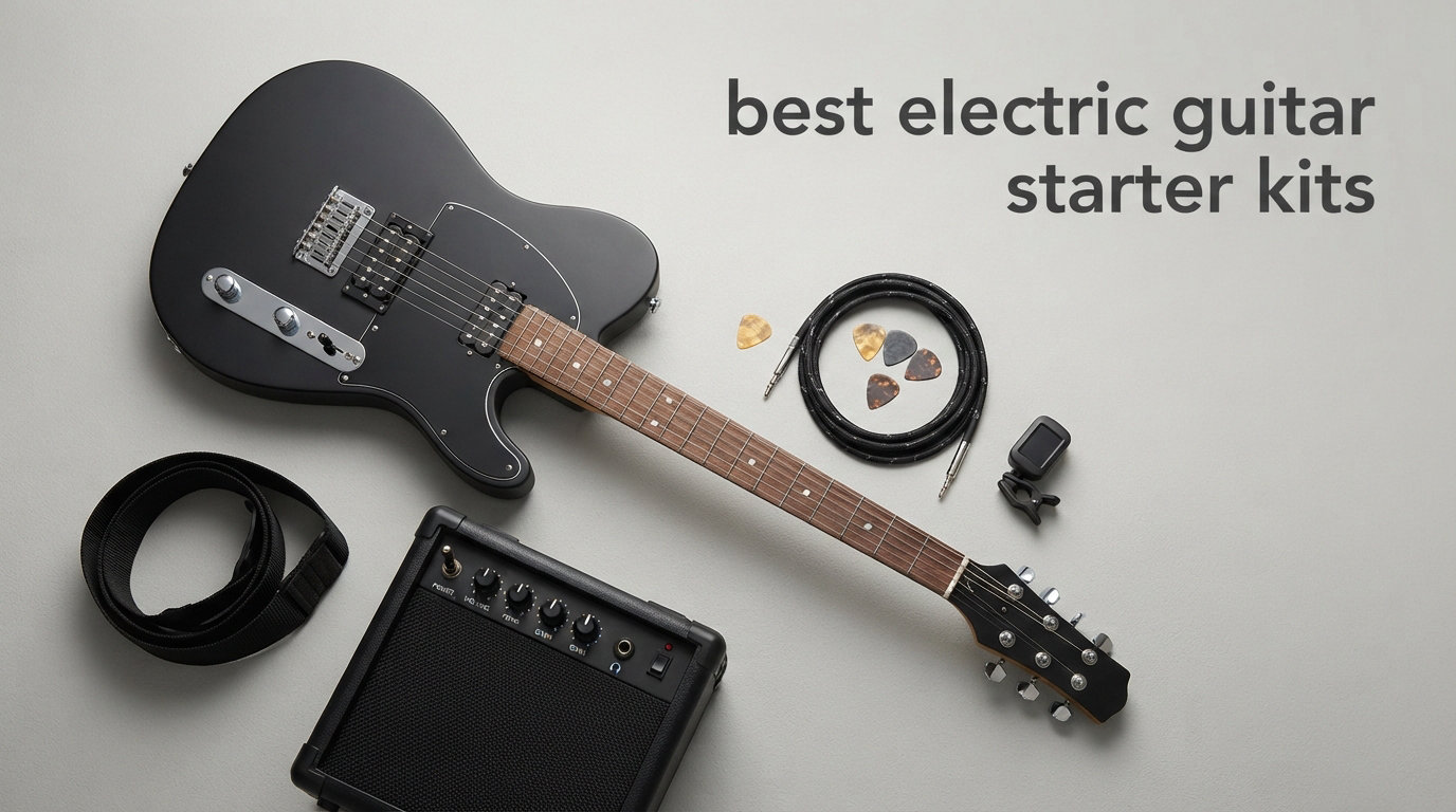 best electric guitar starter kits