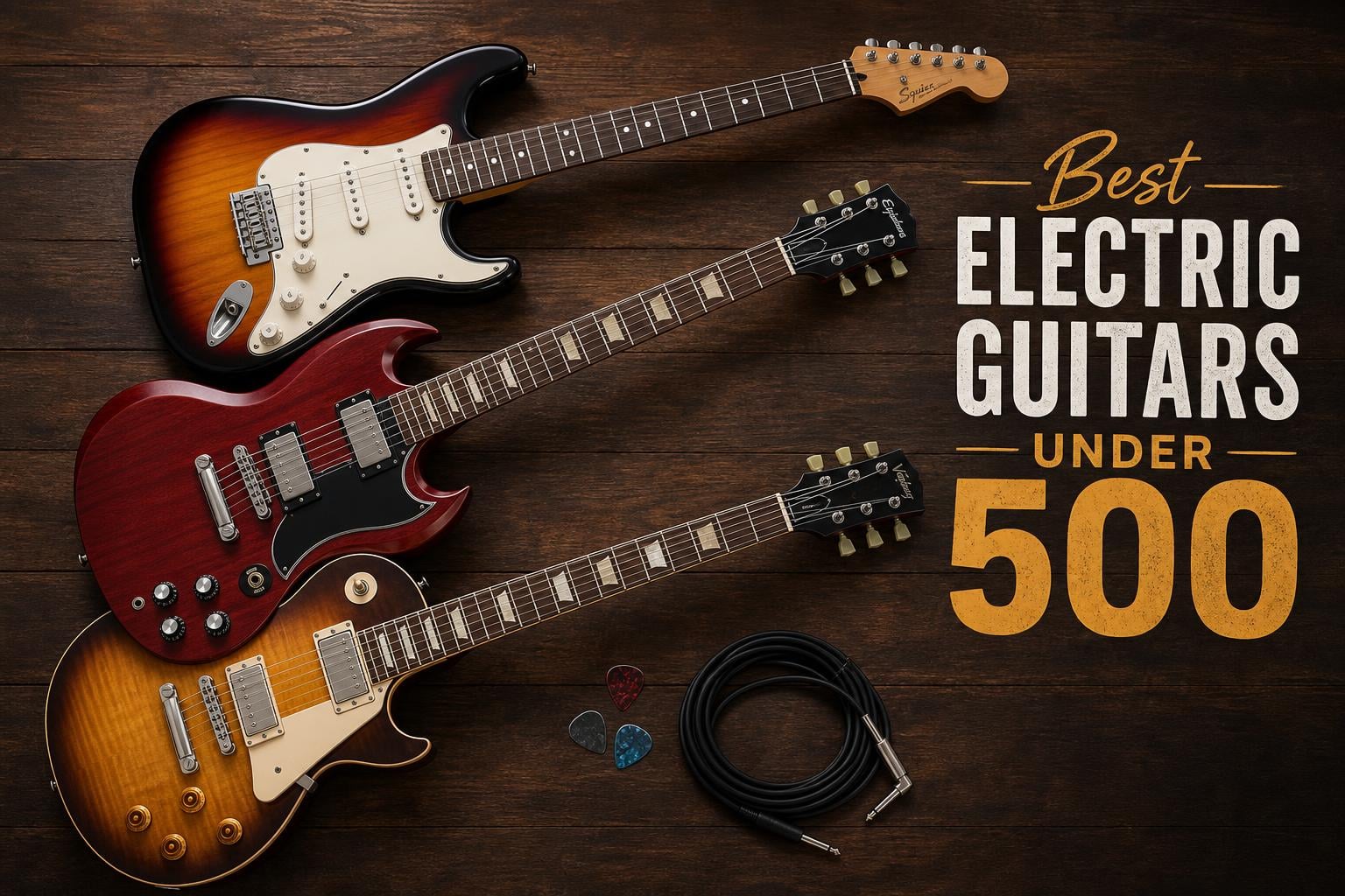 best electric guitars under 500
