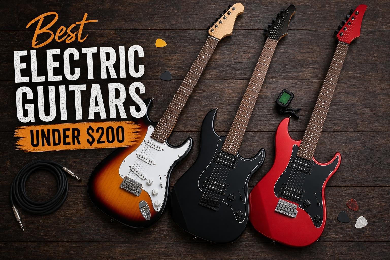 best electric guitars under 200