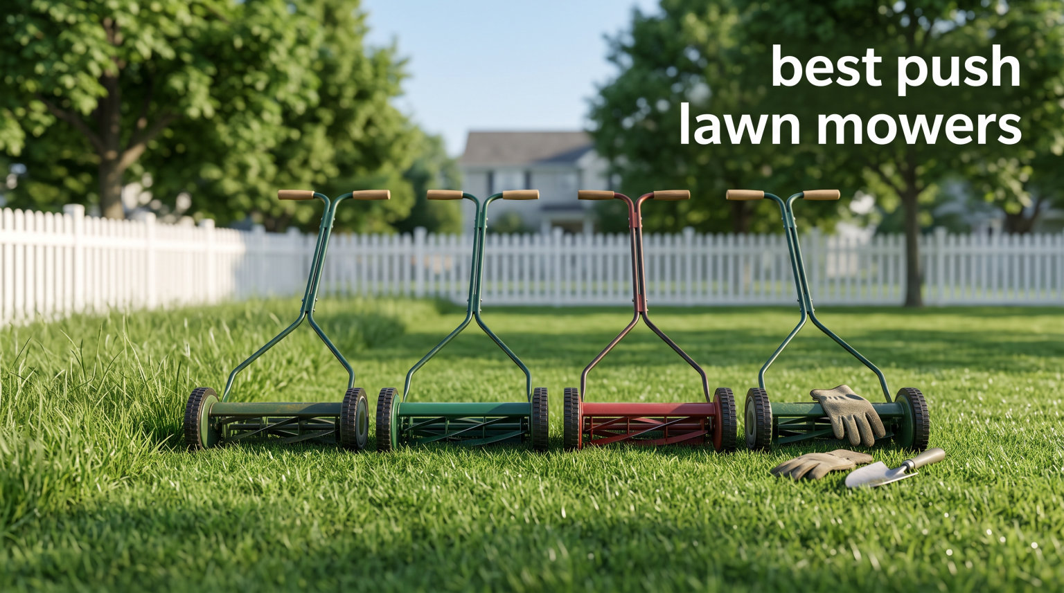 best push lawn mowers