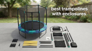 best trampolines with enclosures