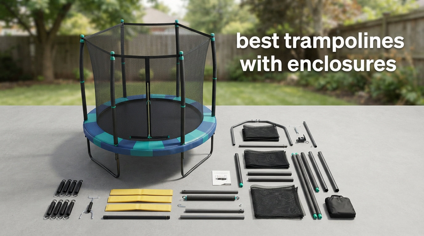 best trampolines with enclosures