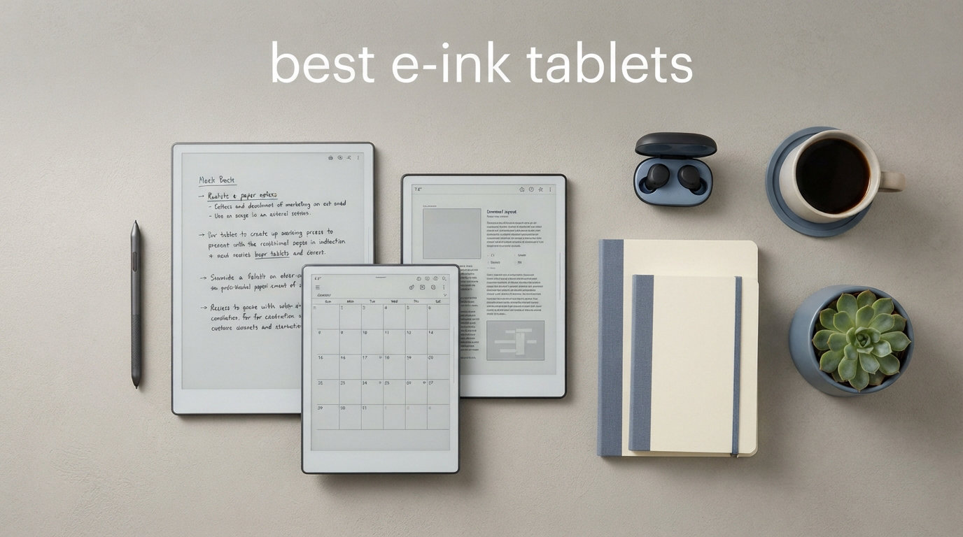best e-ink tablets