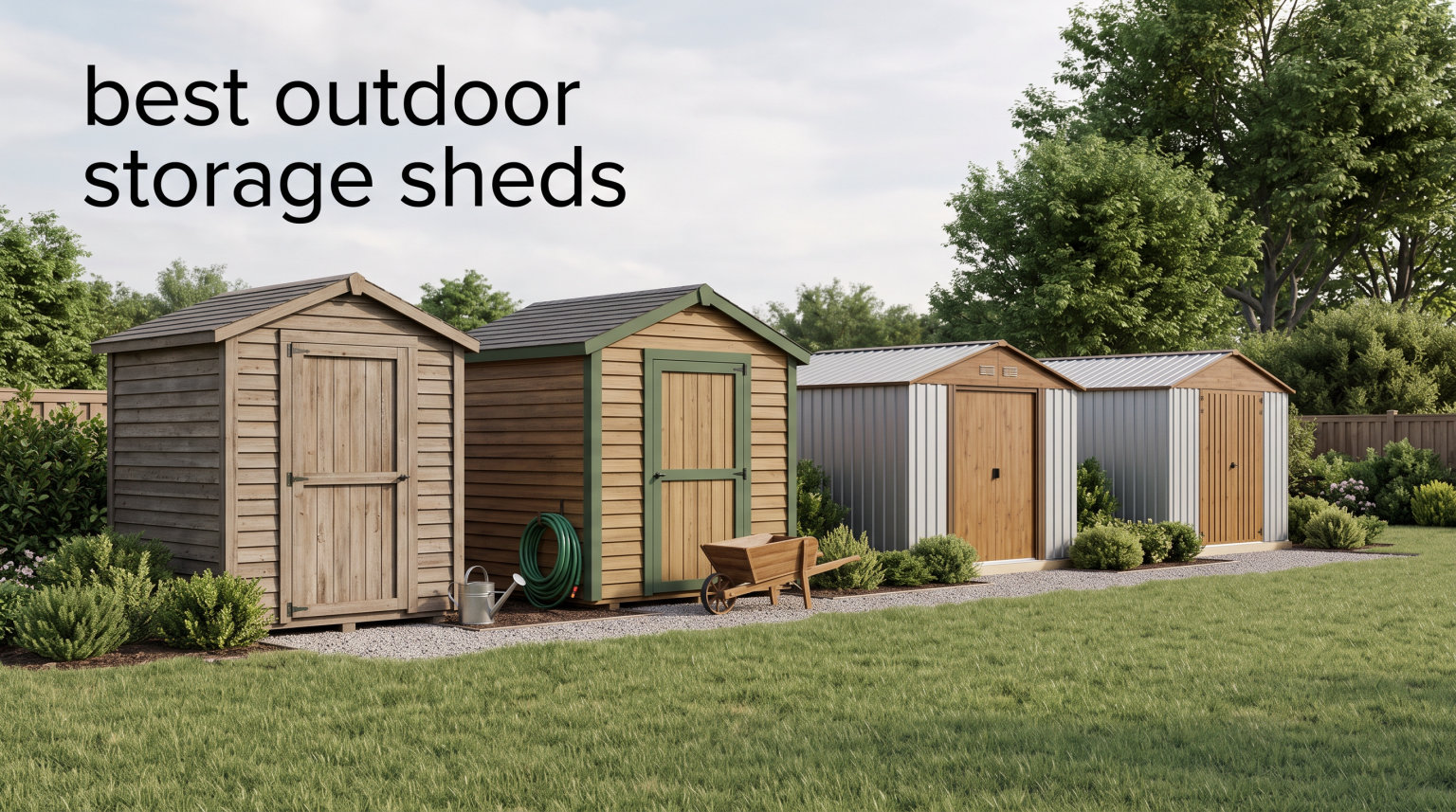 best outdoor storage sheds